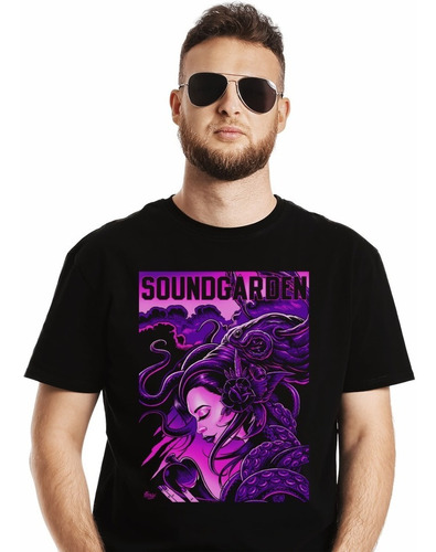 Polera Soundgarden Live Sydney Australia Poster Rock Impresi