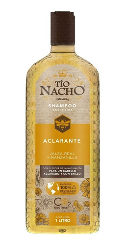 Shampoo Tío Nacho Anticaida Aclarante 1 Litro Original 