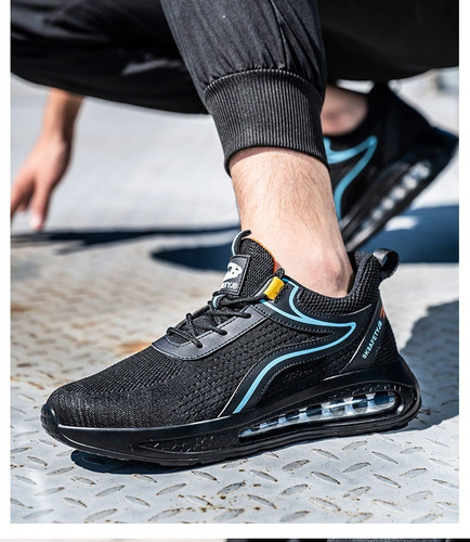 Imagen 4 de 9 de Tenis Transpirables De Suela Blanda Para Hombre