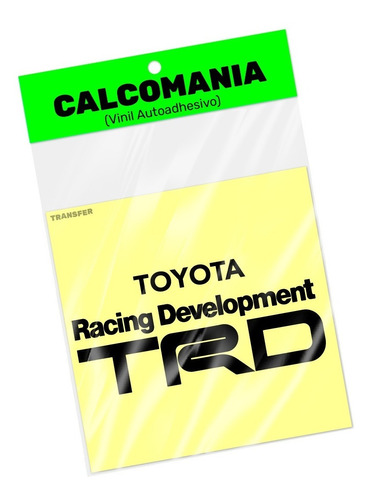 Sticker Calcomania Rotulado Para Carro Toyota