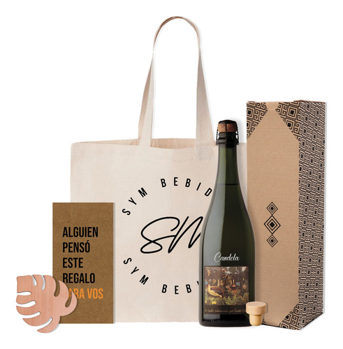 Combo Kit Champagne Animal Extra Brut Grabado