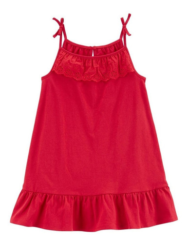 Vestido Oshkosh Carters Algodao Infantil 4 Anos Novo 