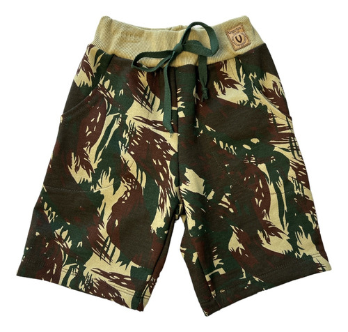 Shorts Bermuda Infantil Militar