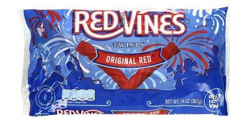 Red Vines Regaliz Twists Original Red 397g