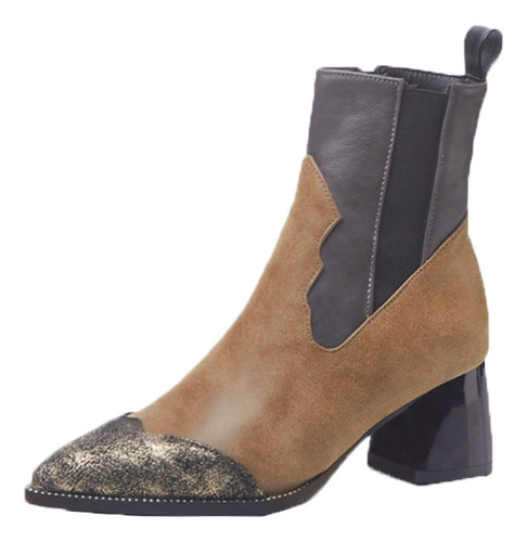 Zapatos De Mujer R, De Invierno, Cálidos, De Piel, Estilo Vi