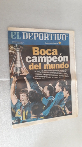 Clarín Deportivo Boca Campeón Del Mundo 2003 Suplemento Espe