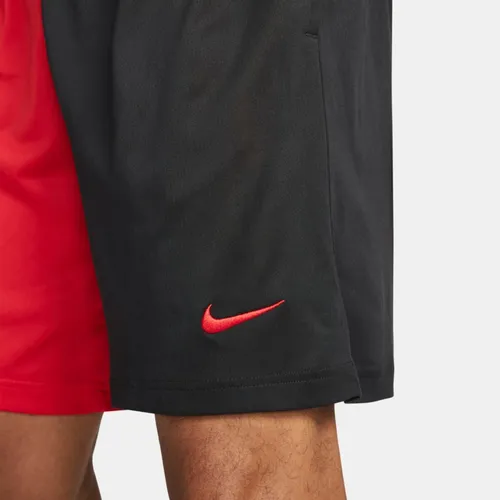 Red nike dri fit shorts discount