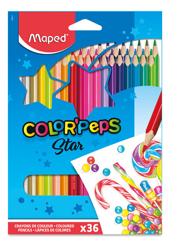 Lapices Maped Color Peps X 36 Flaber