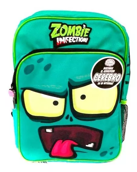 Zombie Infection Mochila Escolar 15 Bol Con Cerebro B15-a