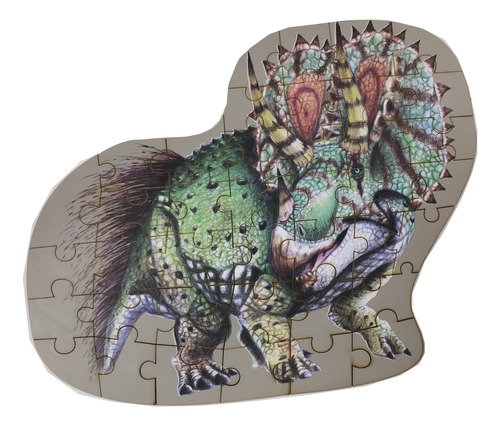 Rompecabezas Dinosaurios 45 Piezas Triceratops