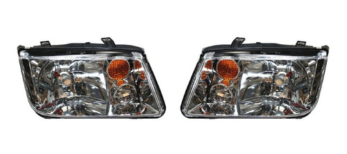 Par Faros Vw Jetta 2006-2007 Cuarto Ambar S/vela Tyc