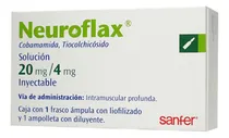 Comprar Neuroflax Solución Inyectable 20 Mg\u002F4 Mg, 1 Frasco Ámpula + 1 Ampolleta Solvente 4 Ml