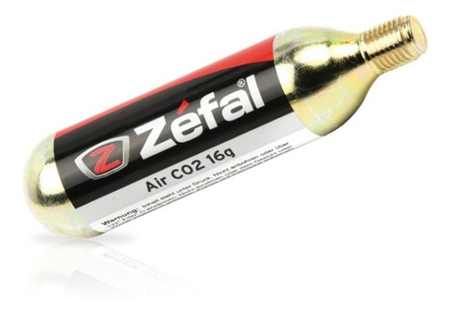 Pack 6 Cartuchos Co2 16g Zefal Roscado Para Bicicleta