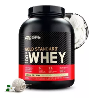 Whey 100% Gold Standard (5lbs) Vanilla Optimum Nutrition