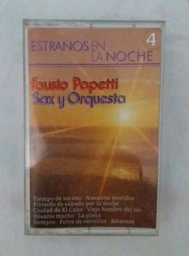 Fausto Papetti Sax Y Orquesta Cassette Original 1985