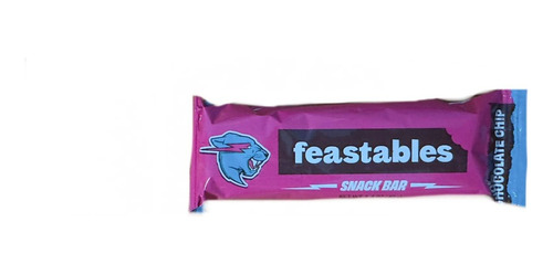 Snack Bar Feastables Mr Beast Chocolate Chip 40g Proteina
