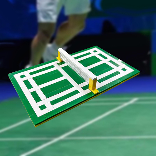 Paquete De Material Modelo De Cancha De Bádminton, Cancha