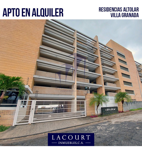 En Alquiler, Moderno Apartamento Totalmente Equipado Ubicado En El Conj. Resid. Altolar - Urb. Villa Granada #ad