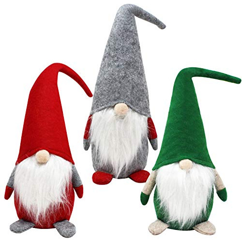 3pcs Papá Noel Sueco Gnome De Navidad De Tomte De Sant...