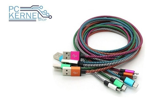 Cable Usb Tipo C Blindado Premiun 20cm Todas Marcas Celular