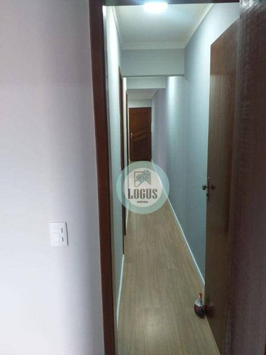 Imagem 16 de 30 de Apartamento Com 50m² Composto De 2 Dormitórios Sendo 1 Suíte E Um Dos Com Sacada, À Venda Por R$ 265.000,00 - Utinga, Santo André/sp - Ap2025