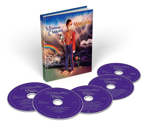 Box Marillion  Misplaced Childhood - 4 Cd + Blu-ray + Livro