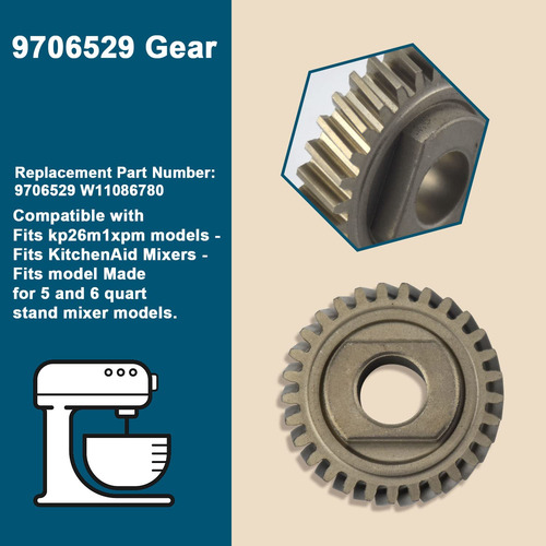 9706529 W11086780 Engranaje 9709231 Wp9709231 Gear Worm Gear