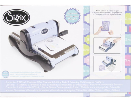 Sizzix Big Kick Machine Troqueladora Suajadora Corte Cortar