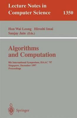 Libro Algorithms And Computation - Hon Wai Leong