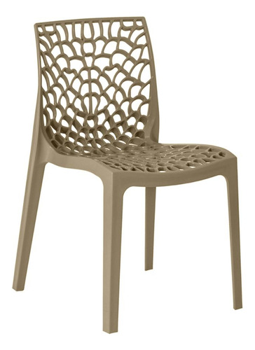 Kit 8 Cadeiras De Jantar Gruvyer Design Em Polipropileno