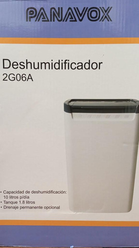 Deshumidificador Panavox 10lts Anti Hongos Y Humedad Oferta