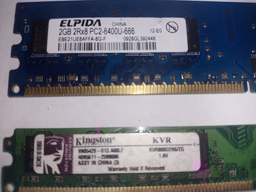 Vendo Memoria Ram 2gb Ddr-2 (Usado)