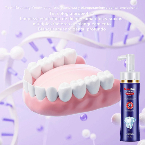 El Dentífrico Blanqueador De Doble Acción Limpia Los Dientes