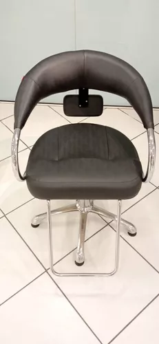Cadeira Para Cabeleireiro / Futurama Preta no Shoptime