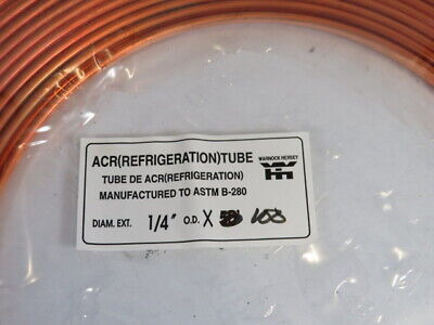 Warnock Hersey Astm B-280 Acr (refrigeration) Tube 1/4 Aaj