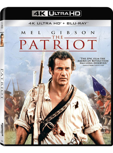 Blu Ray 4k Ultra Hd O Patriota - Dub/leg. Lacrado