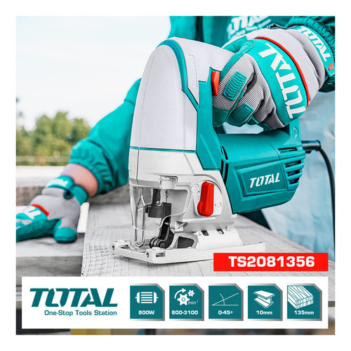 Sierra Total caladora industrial ts2081356 Potencia 800w