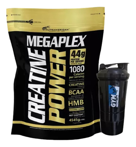 Megaplex Creatine Power X 10 Lbs  + Shaker + Envio