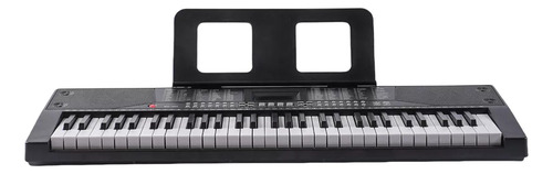 Besser Teclado 61 Teclas Bluetooth Midi Piano Electrónico con Sensibilidad al Tacto 200 Tonos y Ritmos Modo Doble Altavoces Estéreo Portátil Compatible con App y Usb Negro