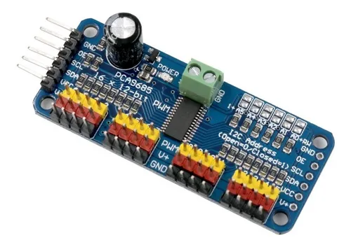 Controlador Servos 16 Canales I2c Pca9685 Pwm Arduino Ubot