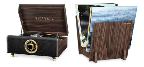 El Reproductor De Discos Bluetooth 4-in-1 De Victrola Con Ra