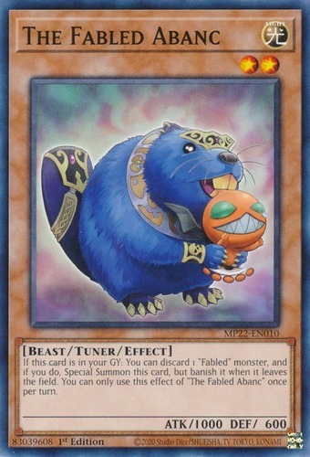 The Fabled Abanc (mp22-en010) Yu-gi-oh!