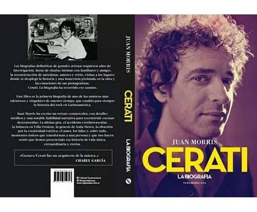 Gustavo Cerati En Primera Persona Y La Biografia Paquete