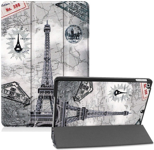 Mica + Funda Smart Case Para iPad 10.2 7a 8a Y 9a Paris