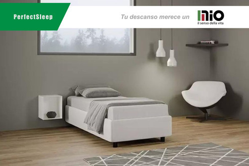 Imagen 7 de 9 de Colchon 1 Plaza 80x190x18 Espuma Alta Densidad Premium Color Beige