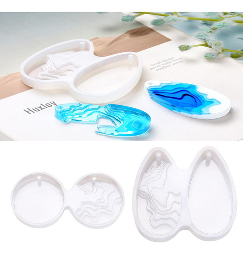 2 Bandeja De Molde De Silicona Colgante Transparente Molde