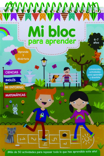 Mi Bloc Para Aprender: 6 - 7 Años, de Varios. Serie Mi Bloc Para Aprender: 8 - 9 Años Editorial Silver Dolphin (en español), tapa blanda en español, 2021