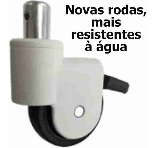 Imagem 6 de 6 de Cadeira De Banho Higienica Dobravel Aço150 Kg Dellamed D50
