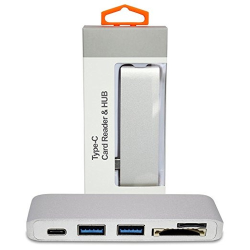 Sse Usb 3.0 Tipo 3-c En 1 Combo Hub De Aluminio Para El Macb