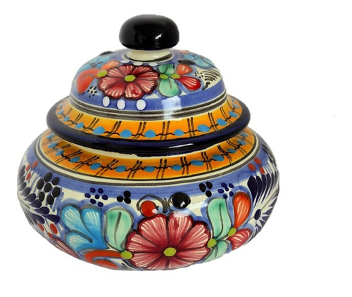 Bomboneras Pequeñas Artesanales De Talavera Premium 5pzas